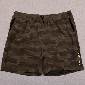 Municipal Sport Utility Shorts Men's XXXL 3XL Jungle Camo Athletic Lined Stretch